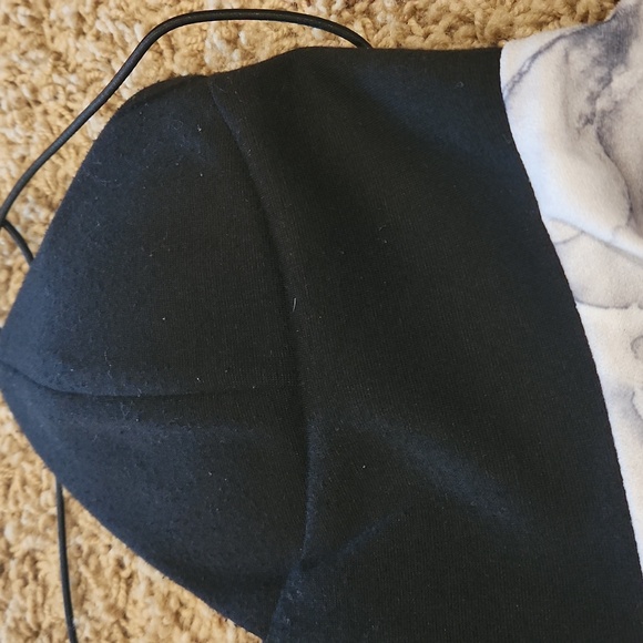 Black and white floral spaghetti trap formal dress by L'ATISTE - Picture 7 of 11